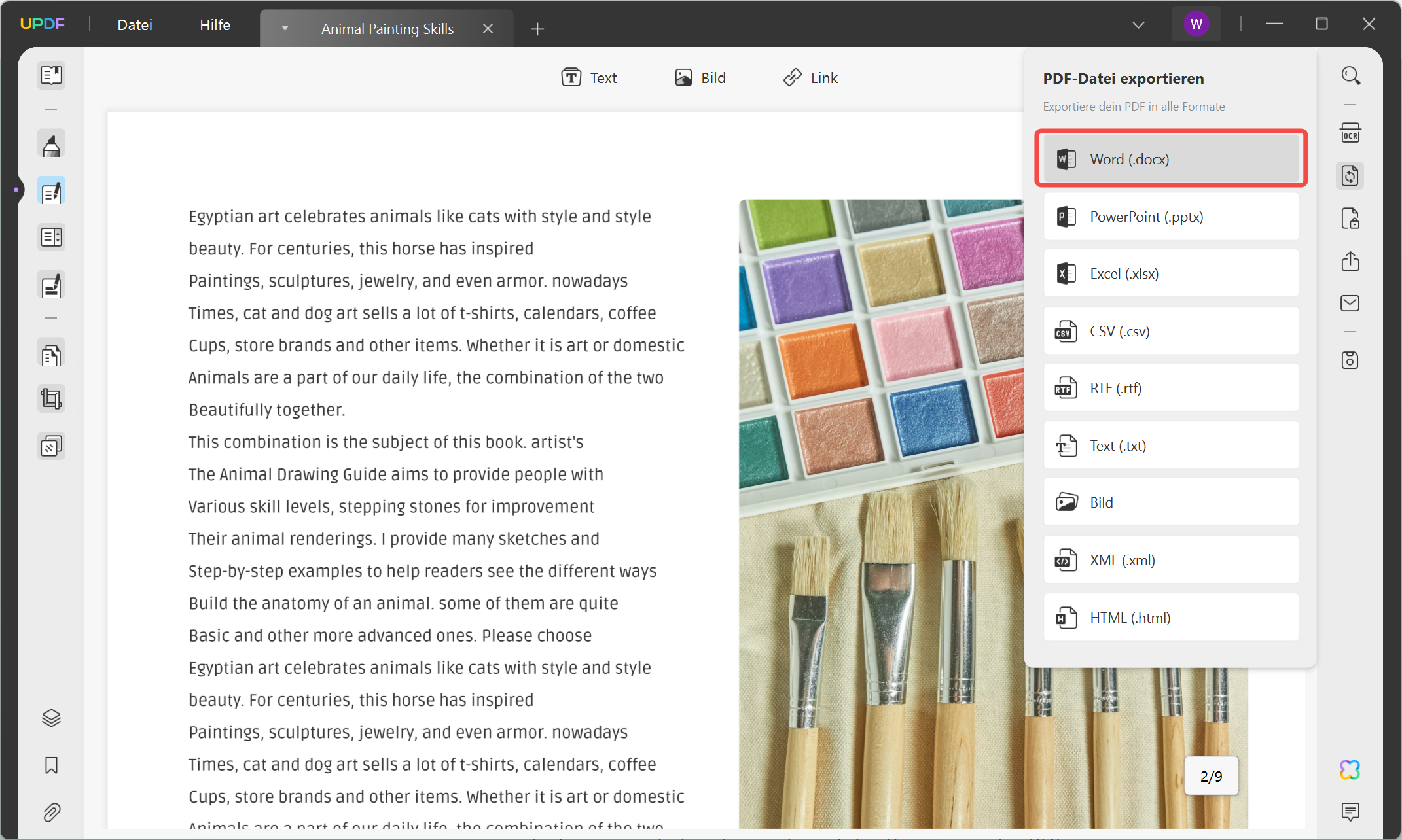 So kannst du PDF in Word einfügen UPDF