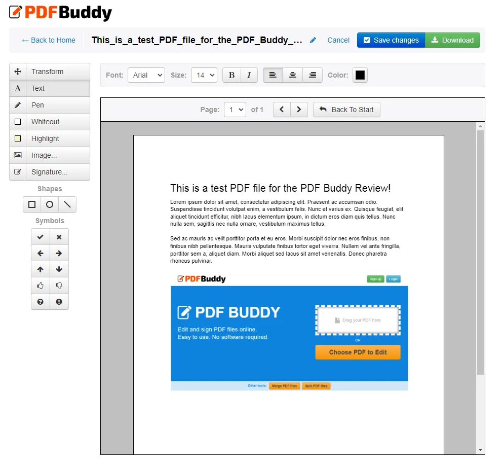 pdf buddy review edit pdf