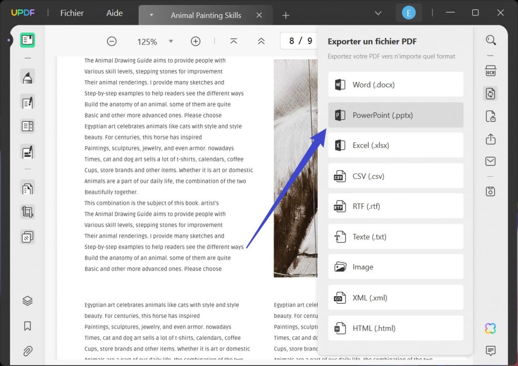 conversion pdf en ppt