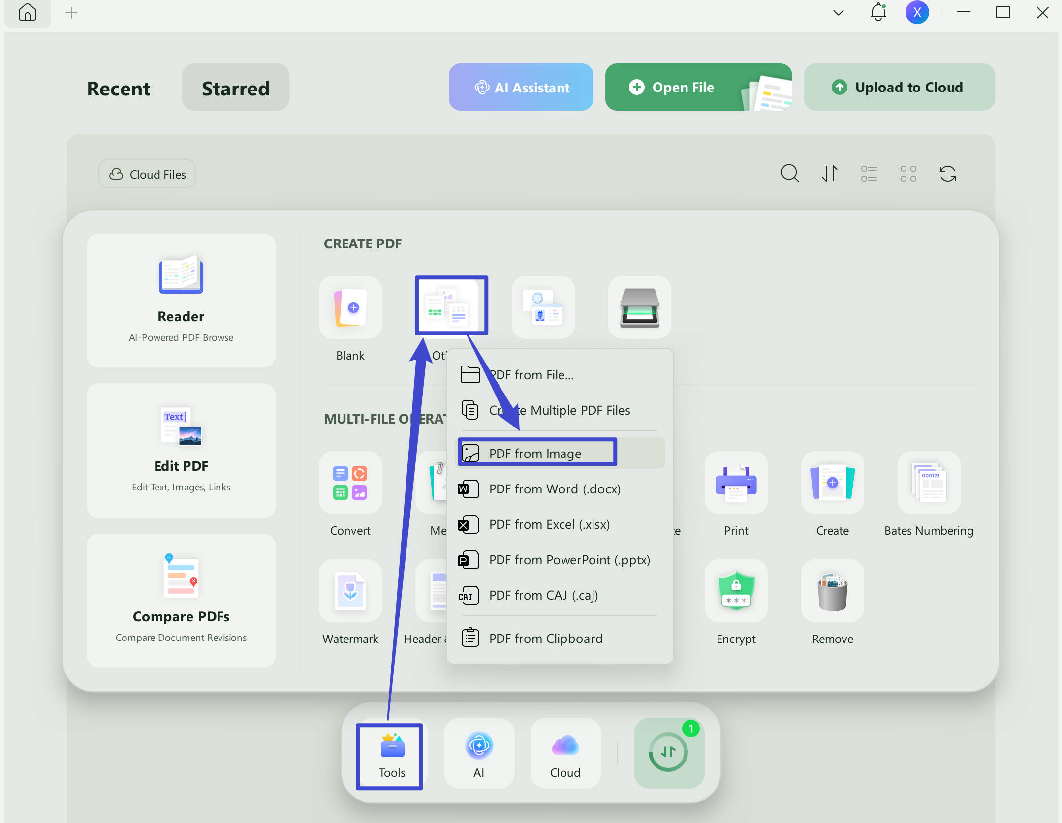 create pdf from image on windows
