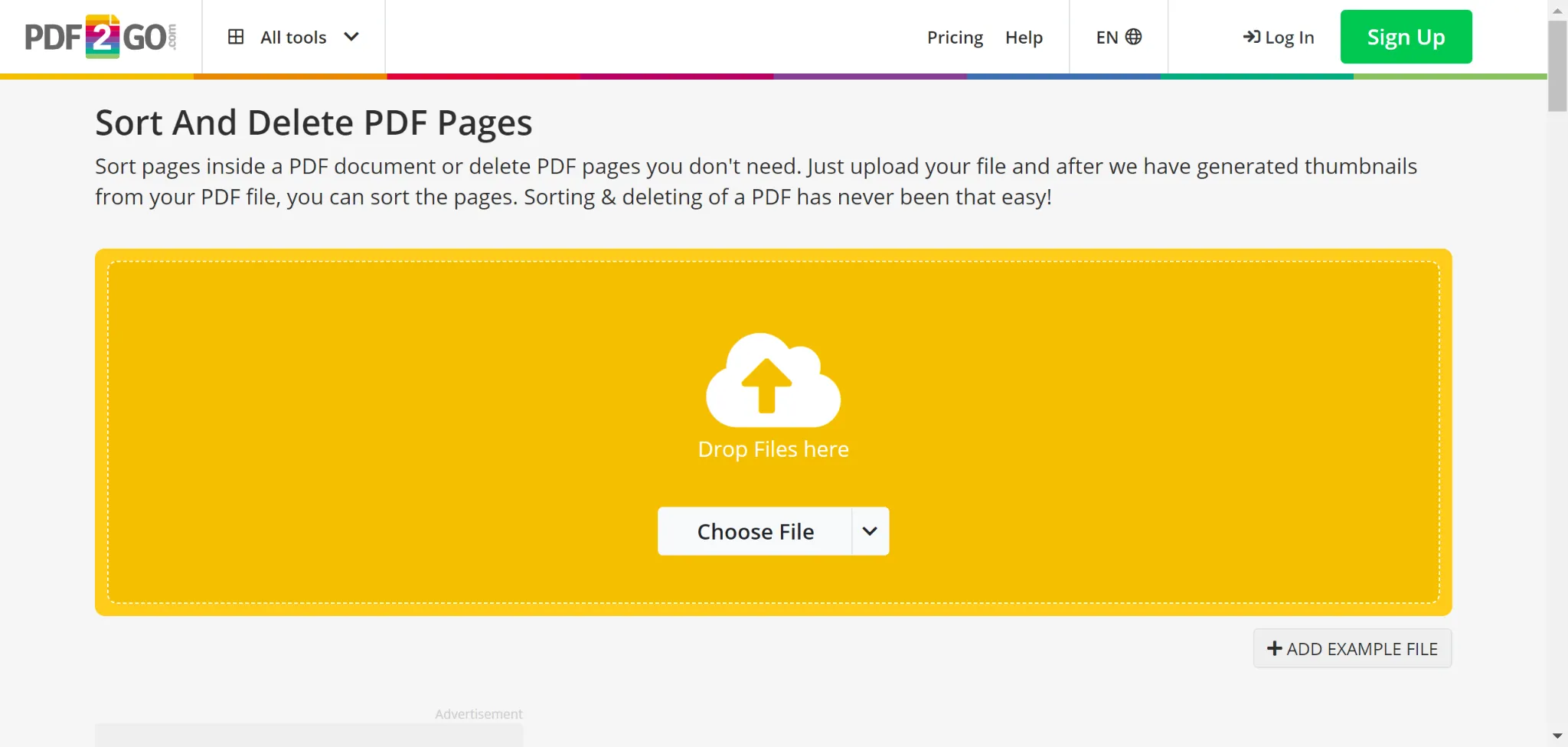 Sort and Delete PDF Pages
