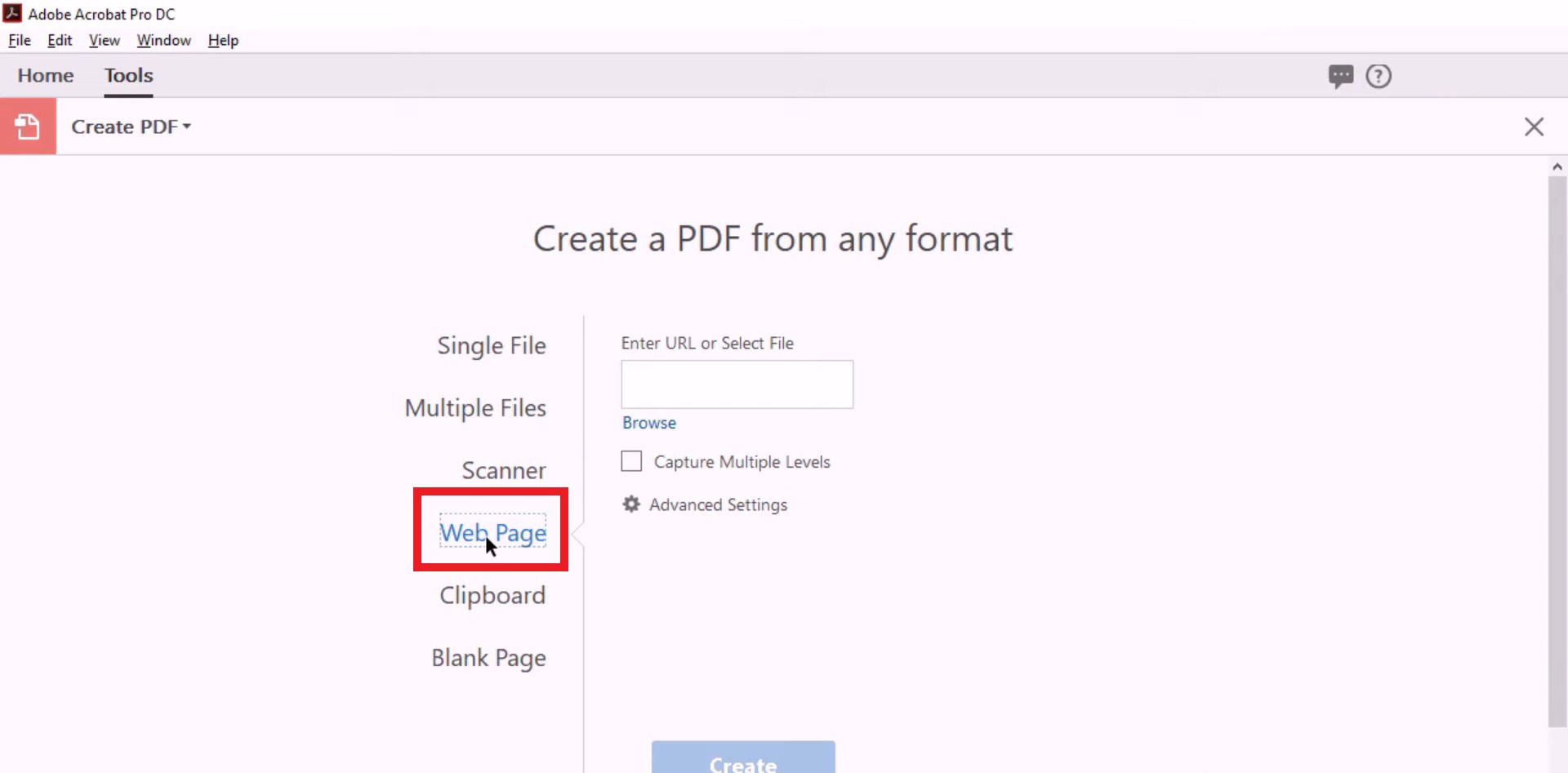 document HTML Chrome en PDF enregistrer en tant que page Web