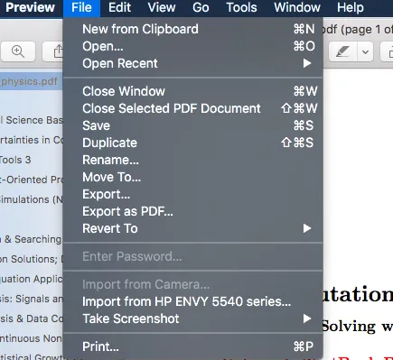 Save as PDF