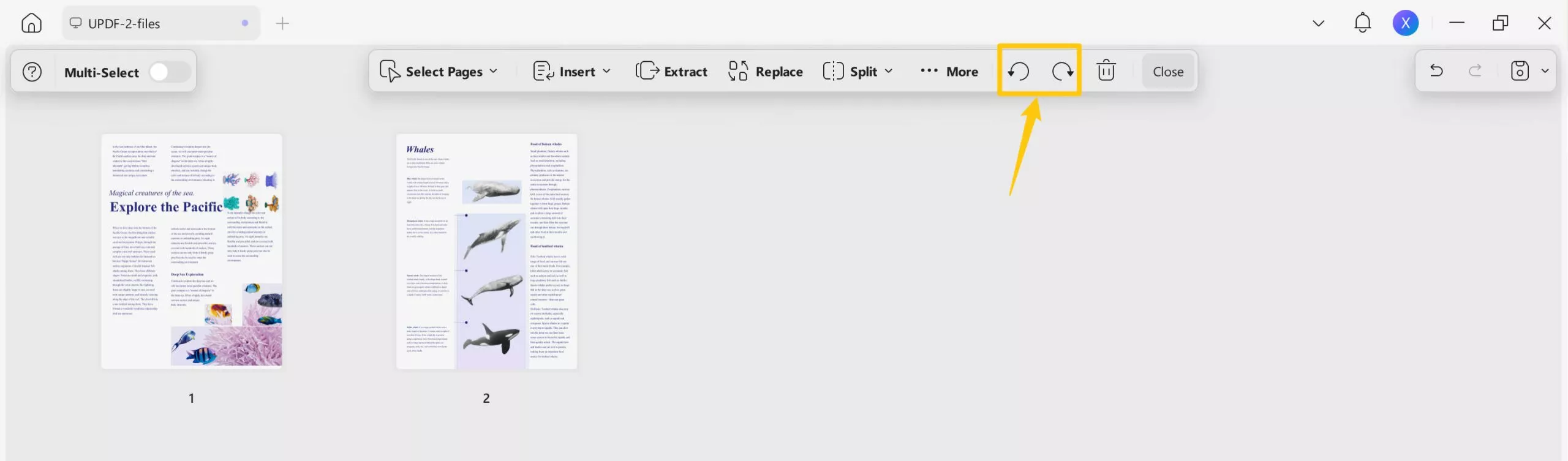 rotate text pdf rotate pages