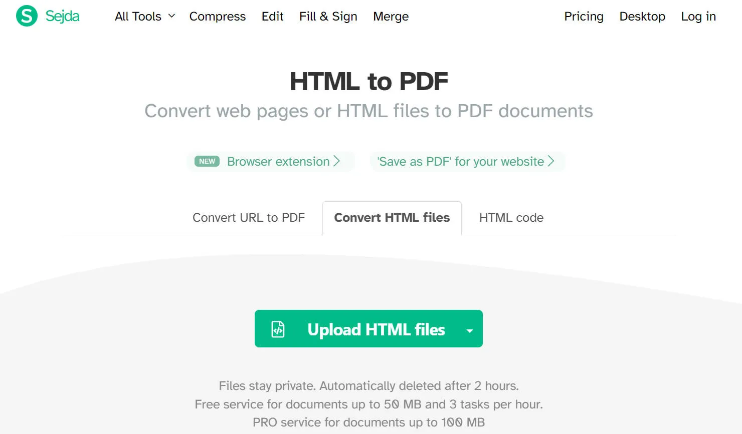 html to pdf converter mac sedja