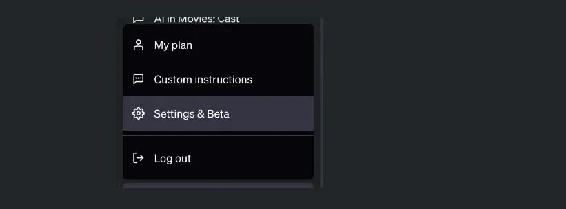 chatgpt upload image settings and beta