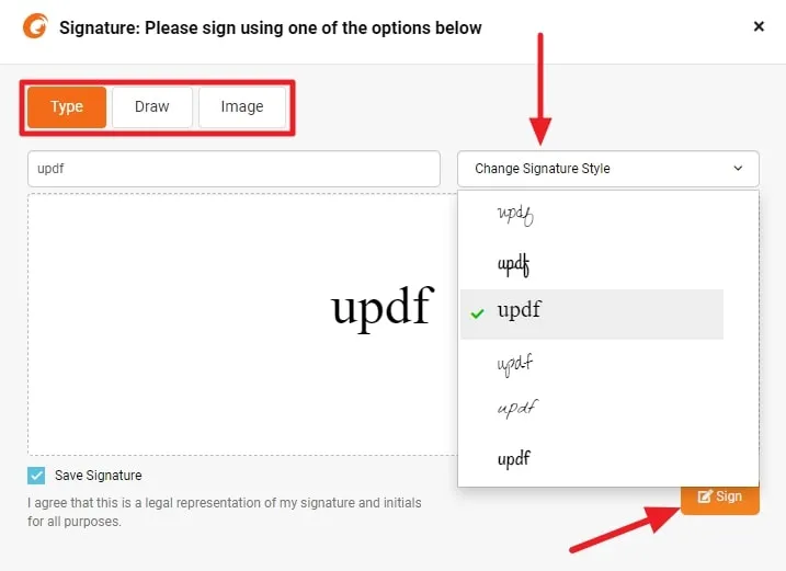 usare Foxit eSign per firmare un PDF