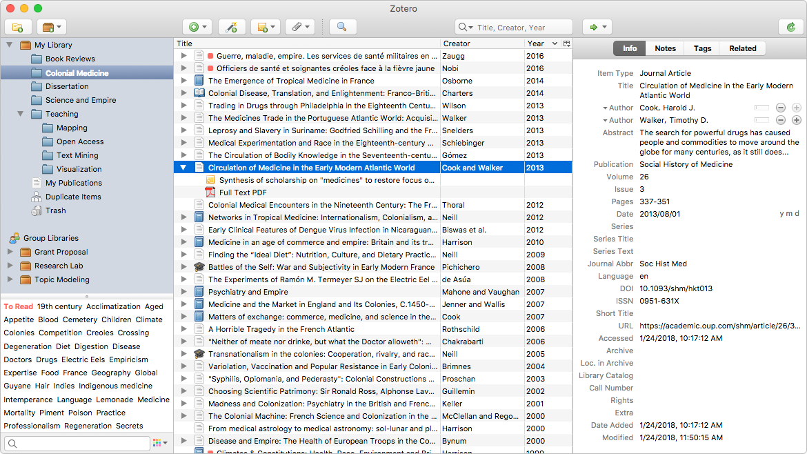 student software zotero