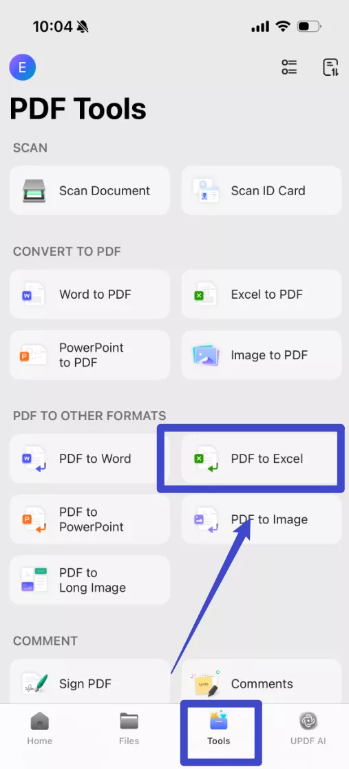open it on your phone and click the "+" icon in the bottom right corner.