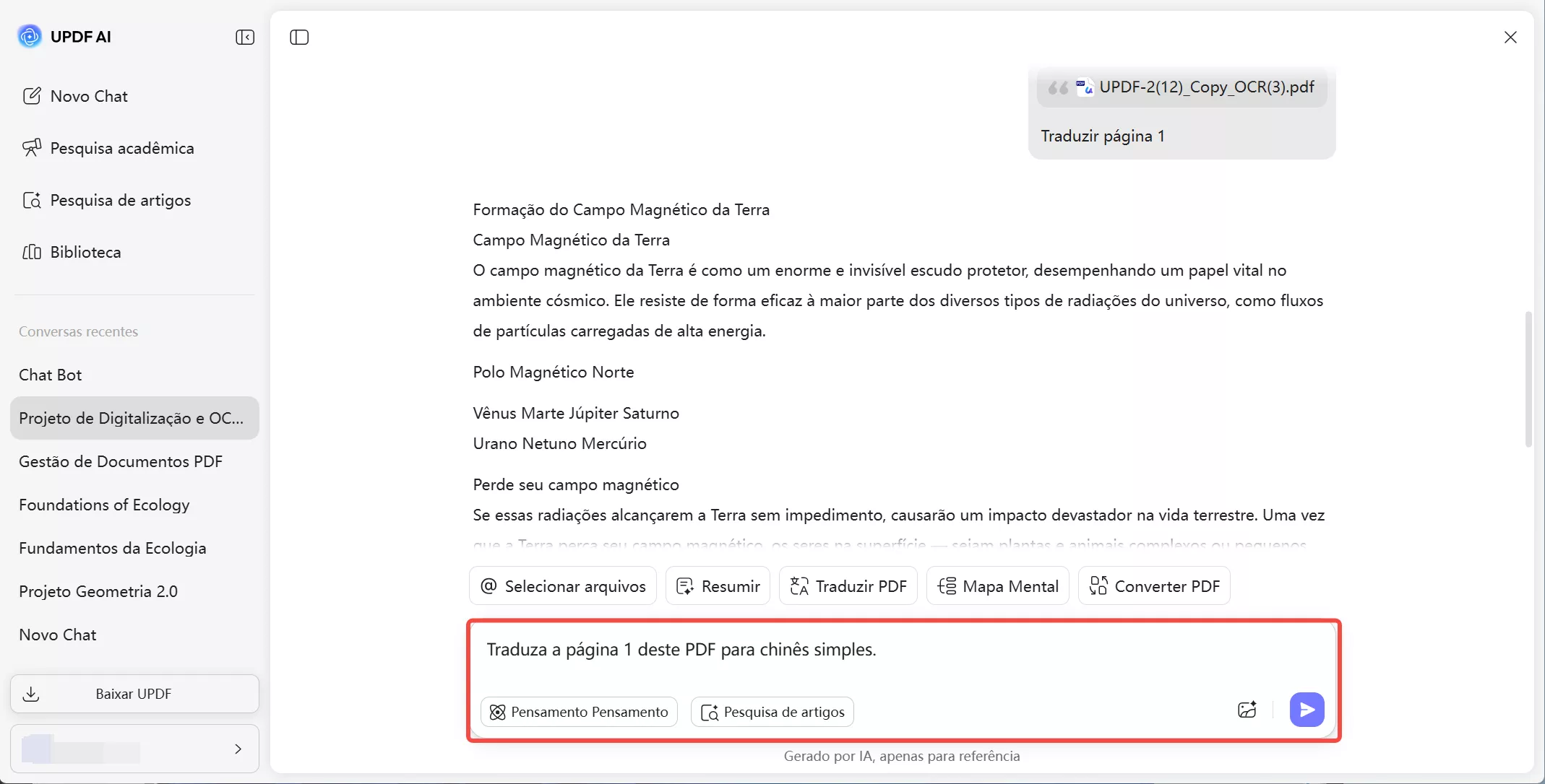 traduzir a página 1 deste pdf para chinês simples.