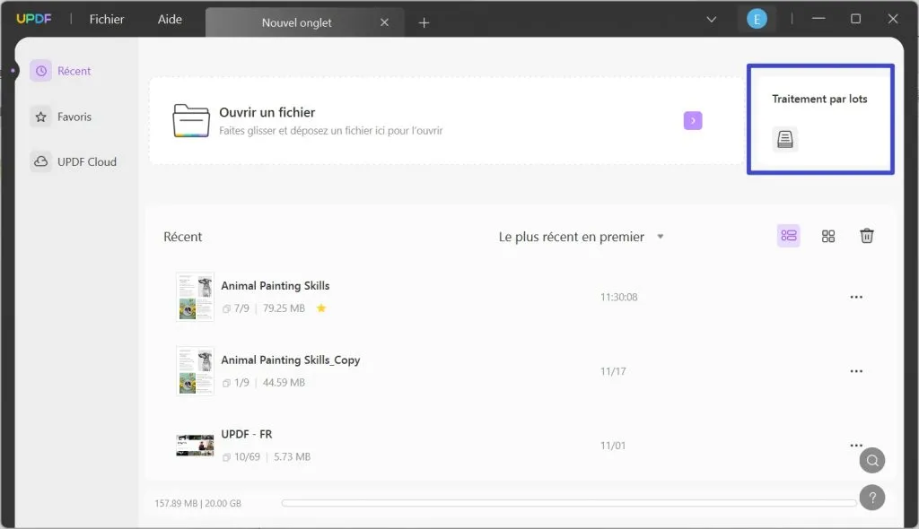 traiter pdf par lots