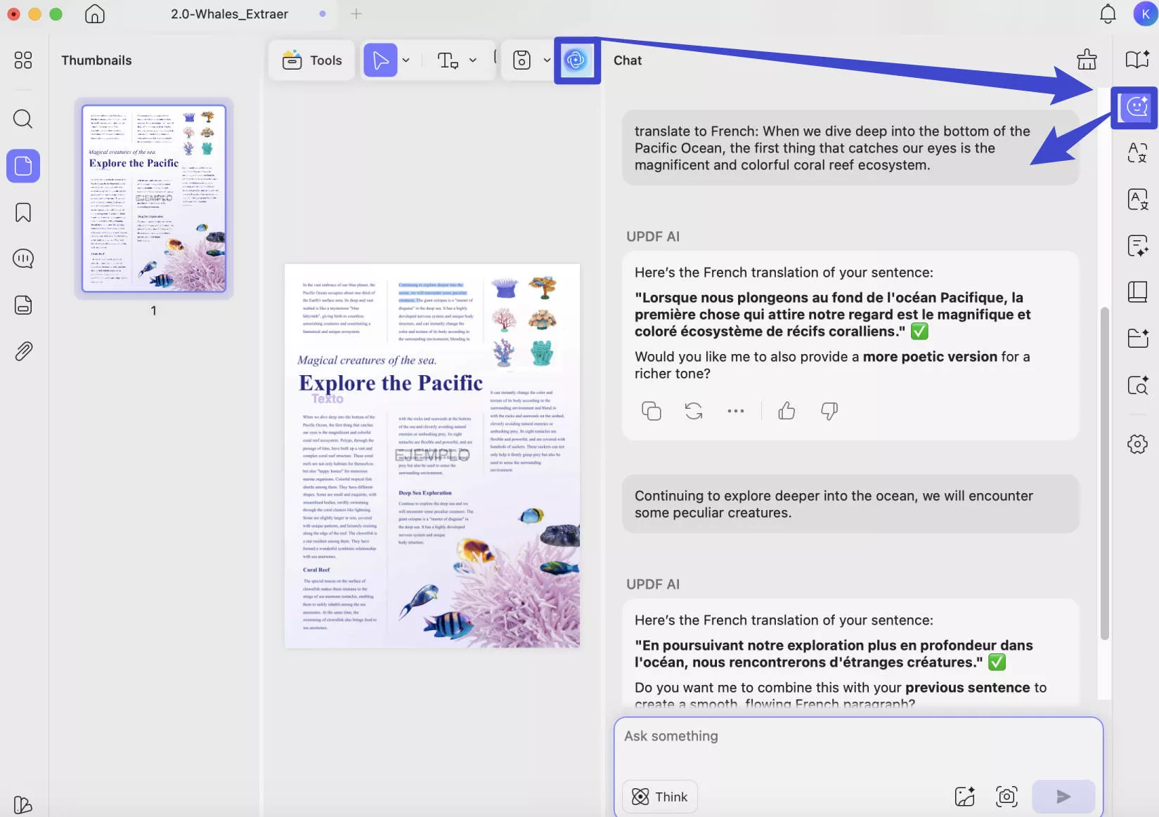 pdf translator mac chat mode