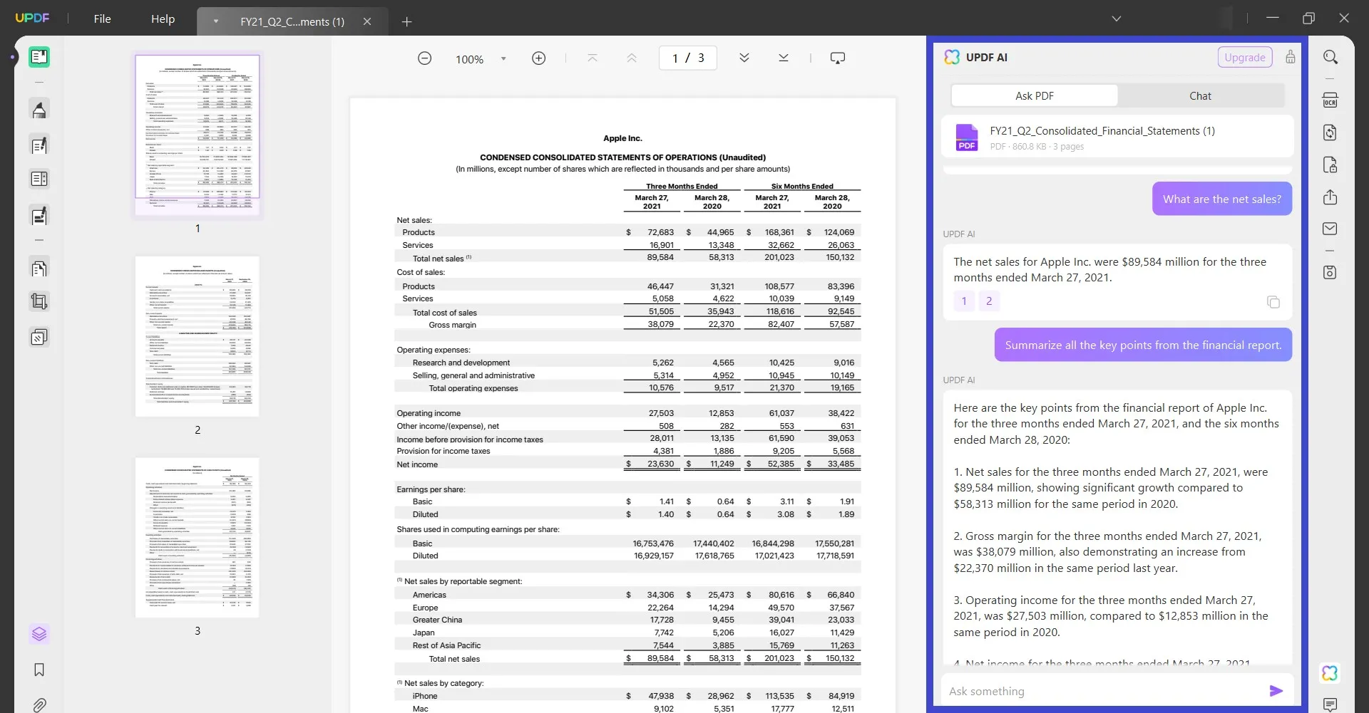 document qa updf ai tool