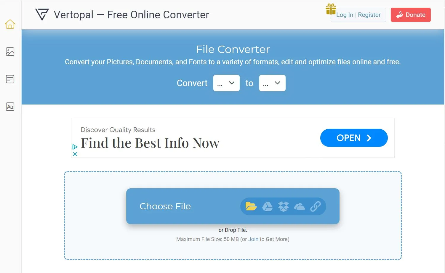 convertisseur pages vers pdf