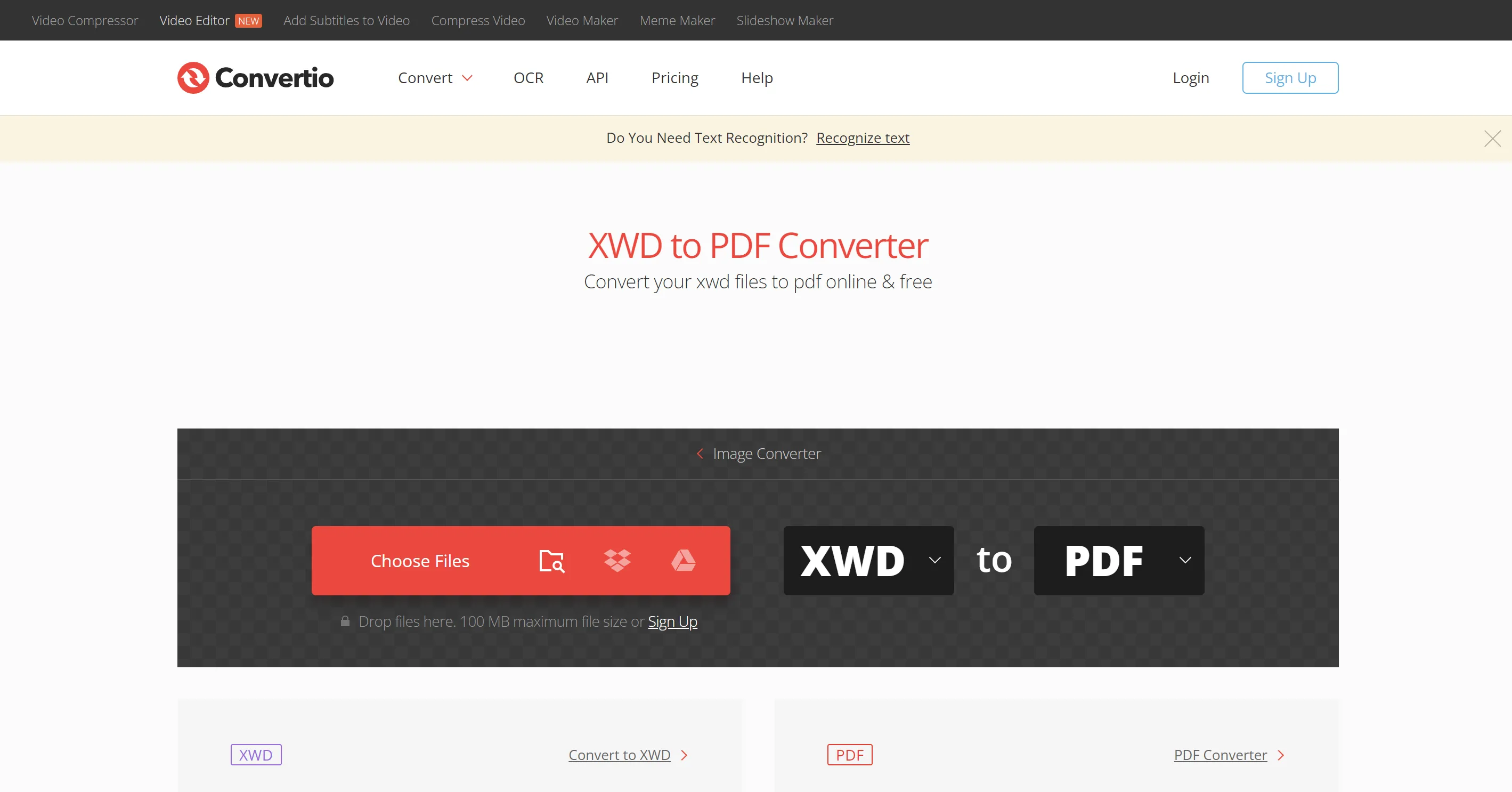 xdw to pdf convertio