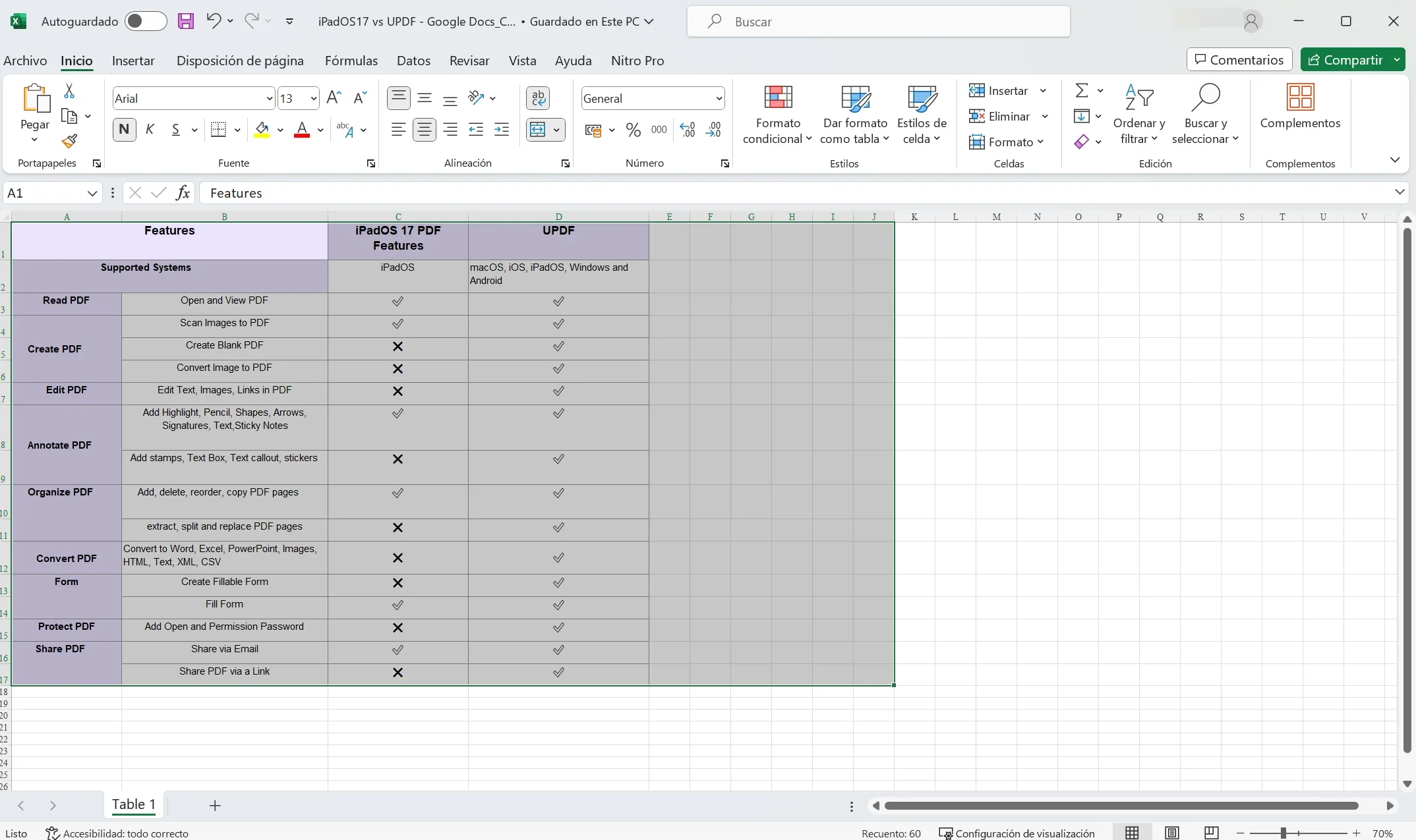 open pdf in excel paste option