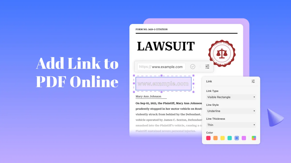 How to Add Link to PDF Online with 3 Ways