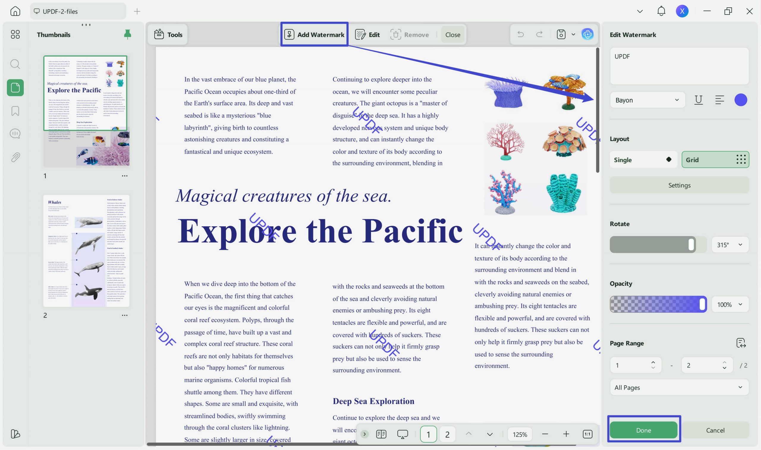 pdf watermark remover ai add wwatermark
