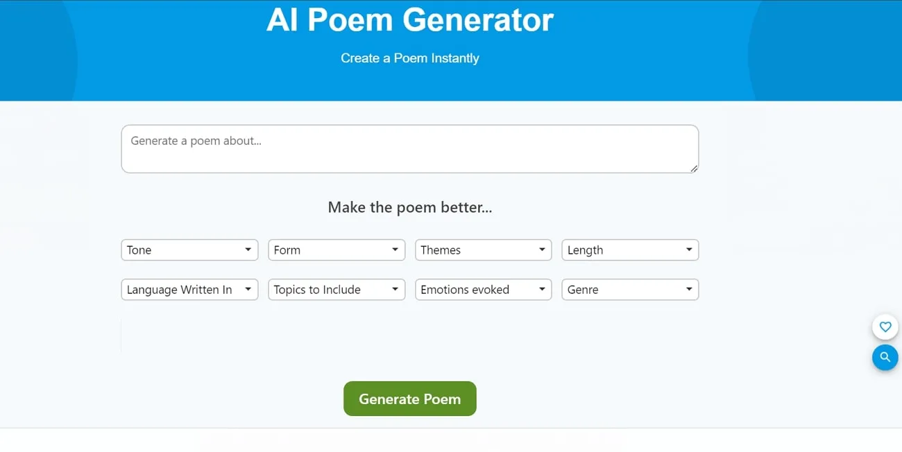 poem analysis ai poem generator