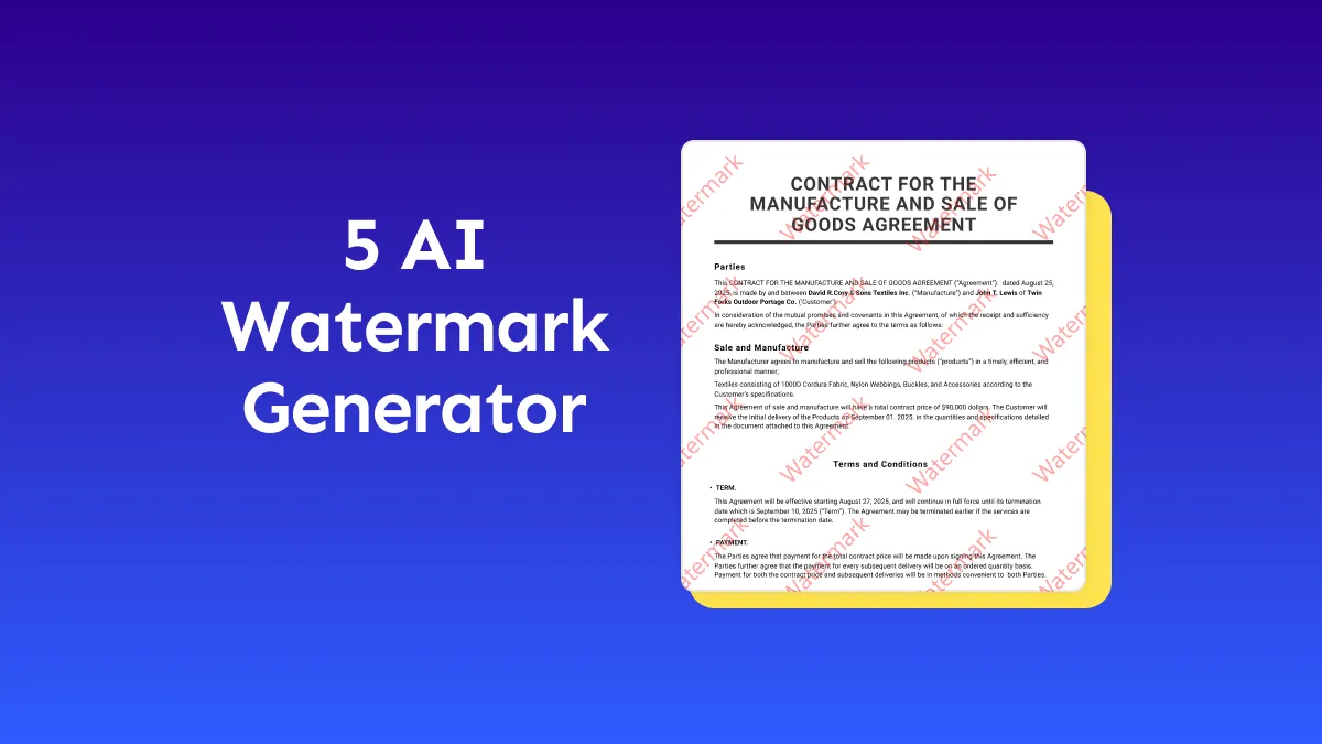 5 Best AI Watermark Generators for Safeguarding Copyrights