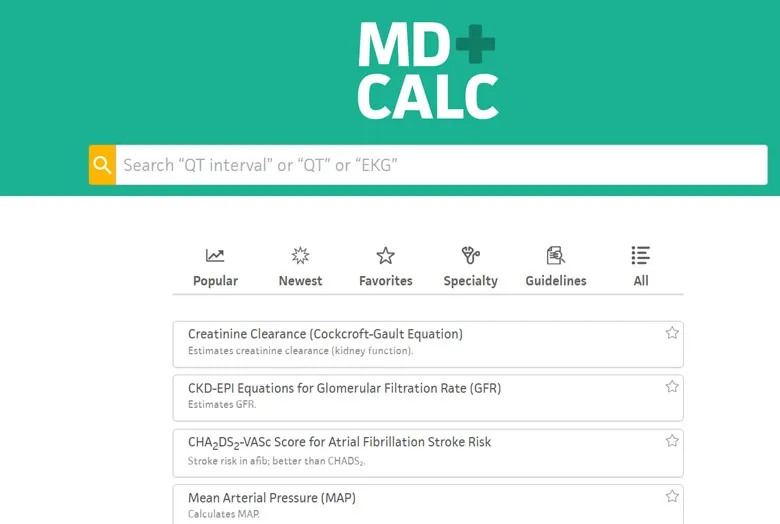best apps for medical students mdcalc