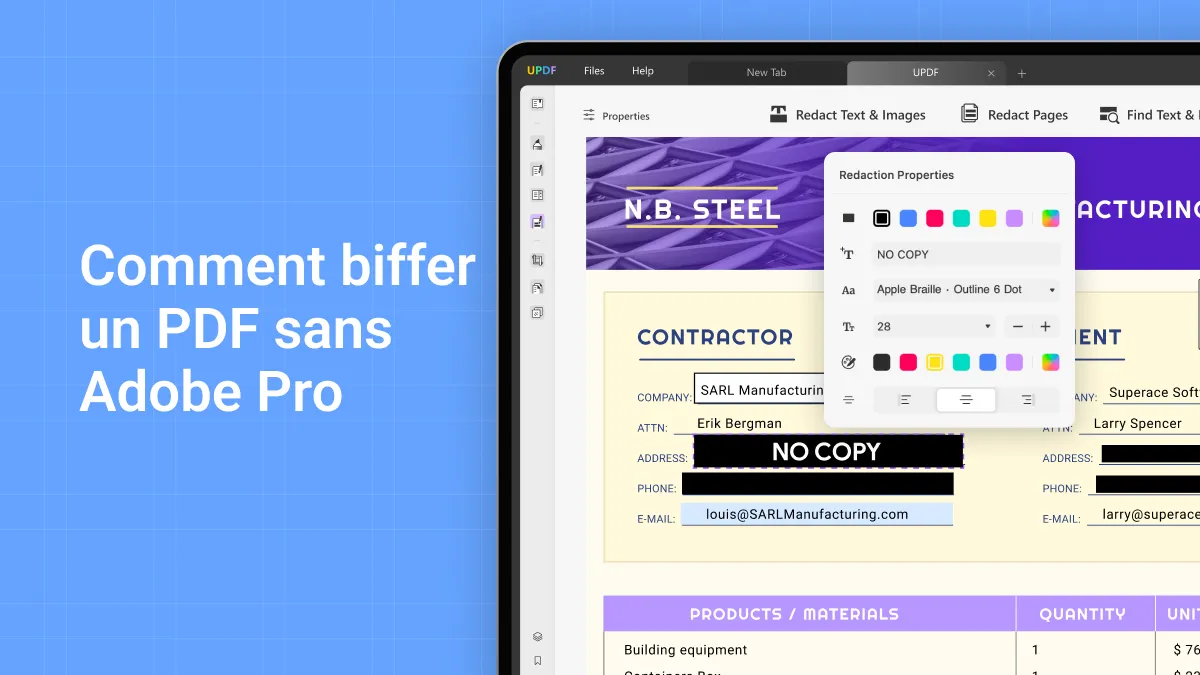 Comment biffer un PDF sans Adobe Pro