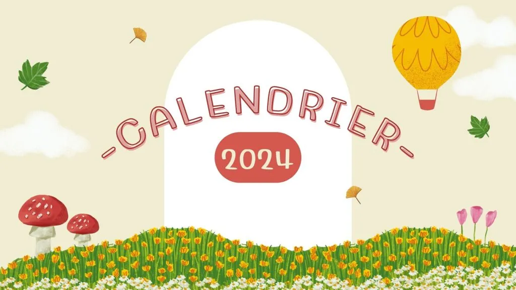 Calendrier 2024 Champignons