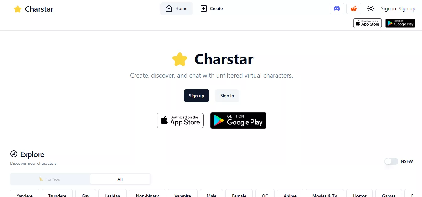 Chattare con i personaggi anime tramite charstar.ai