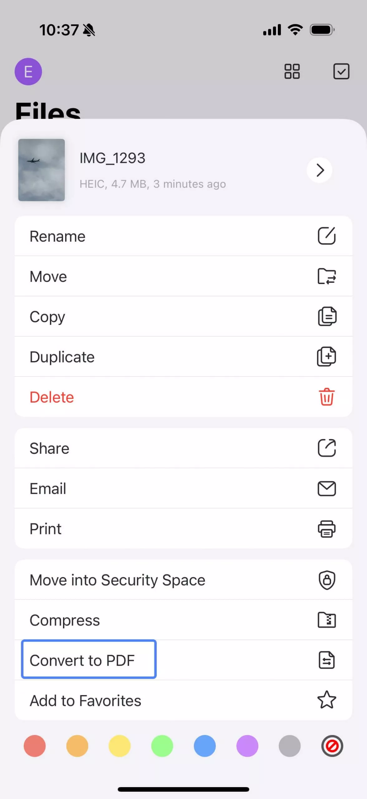 convert image to document convert ios