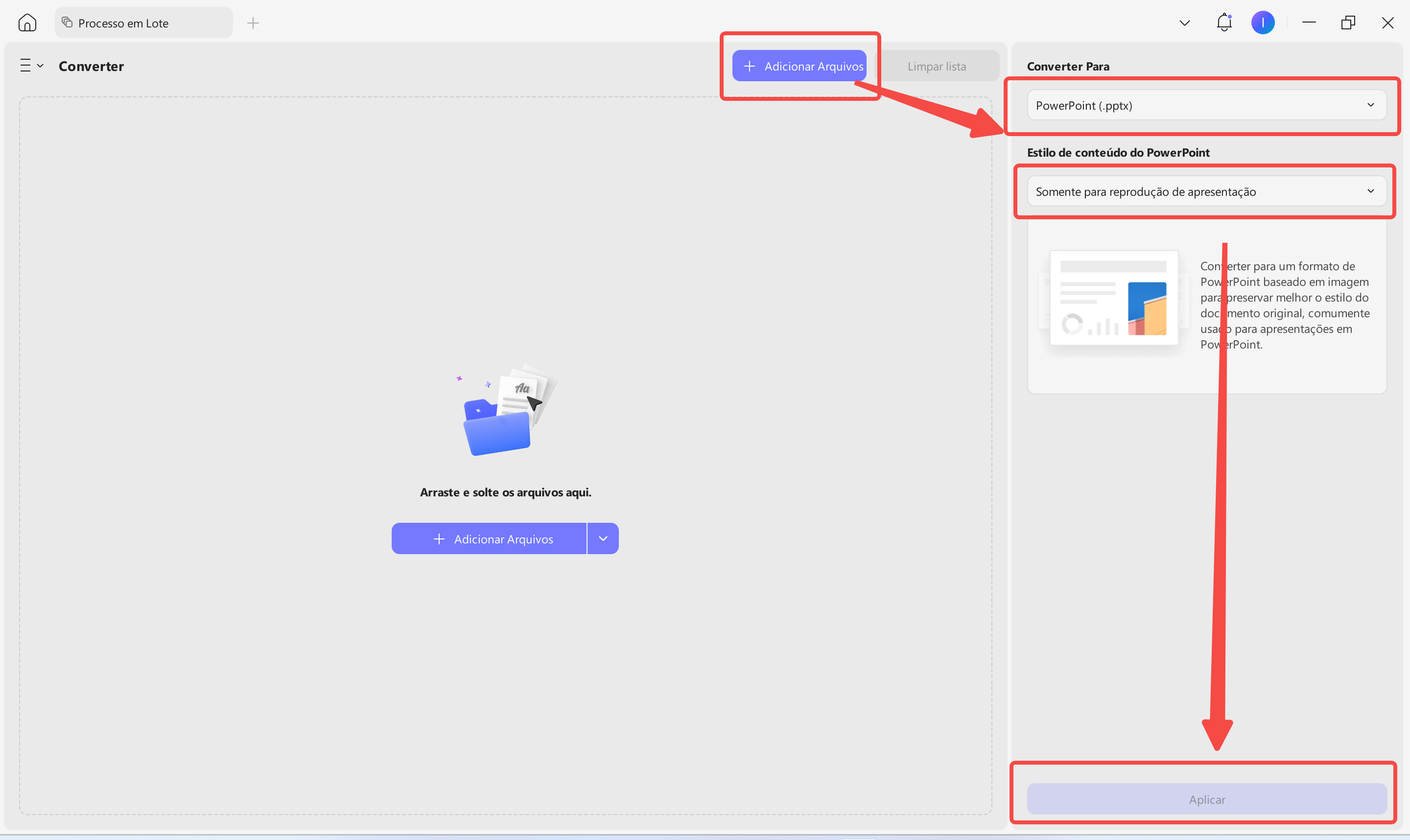 converter pdf para ppt