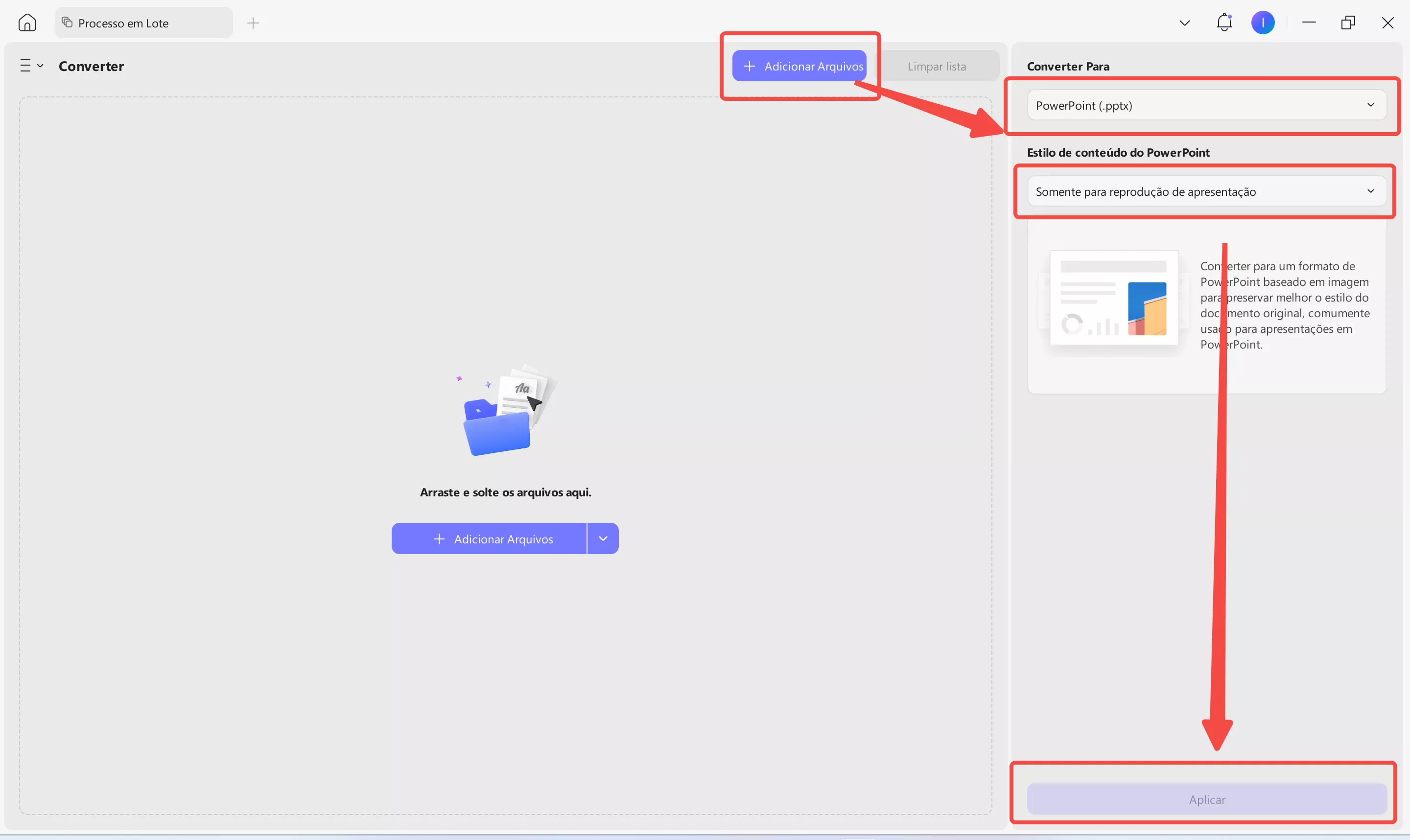 converter pdf para ppt