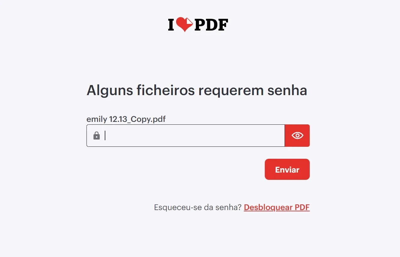 Converter PDF Protegido em Word