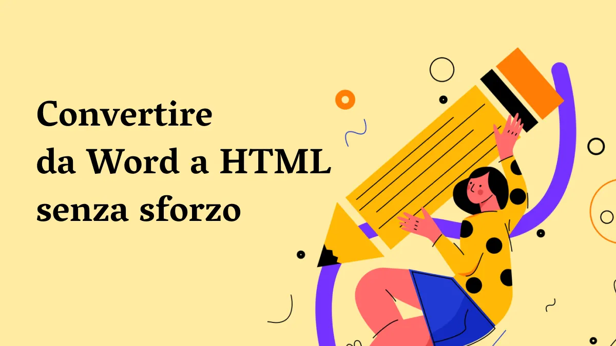 Converti Word in HTML – 3 modi comprovati e gratuiti