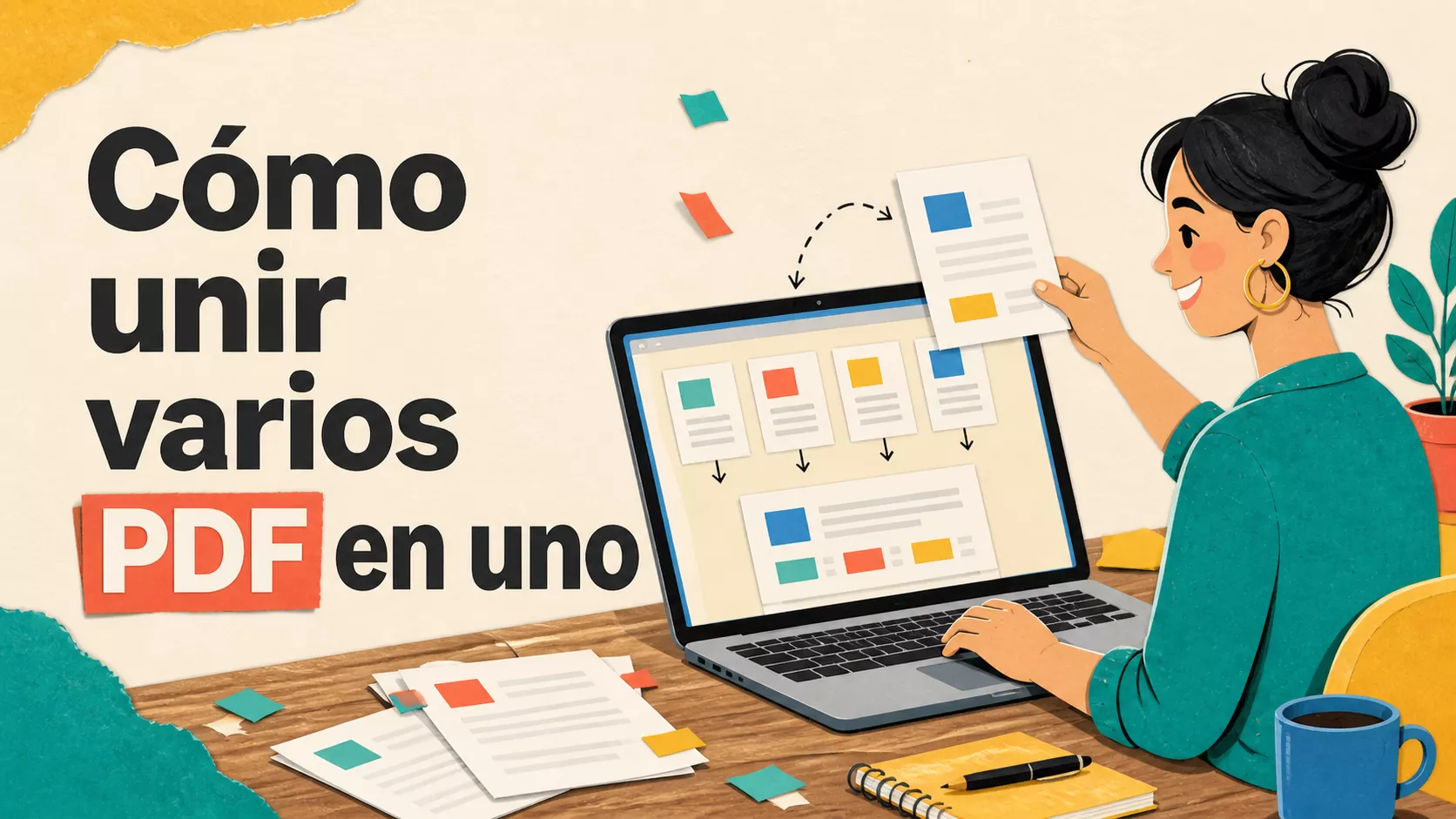 Tres formas de unir varios PDF en uno con UPDF