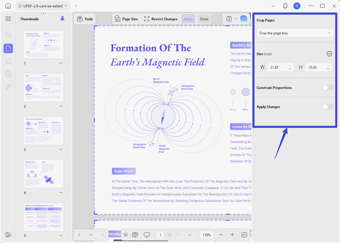 a4 pdf to a5 crop option