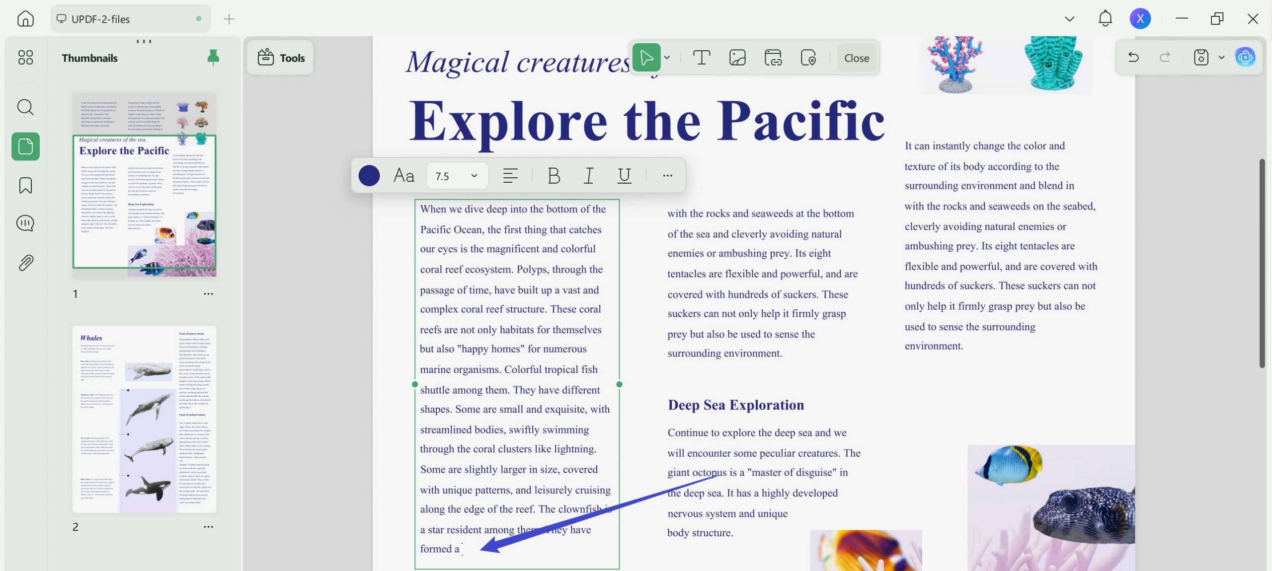 remove text from PDF online free UPDF
