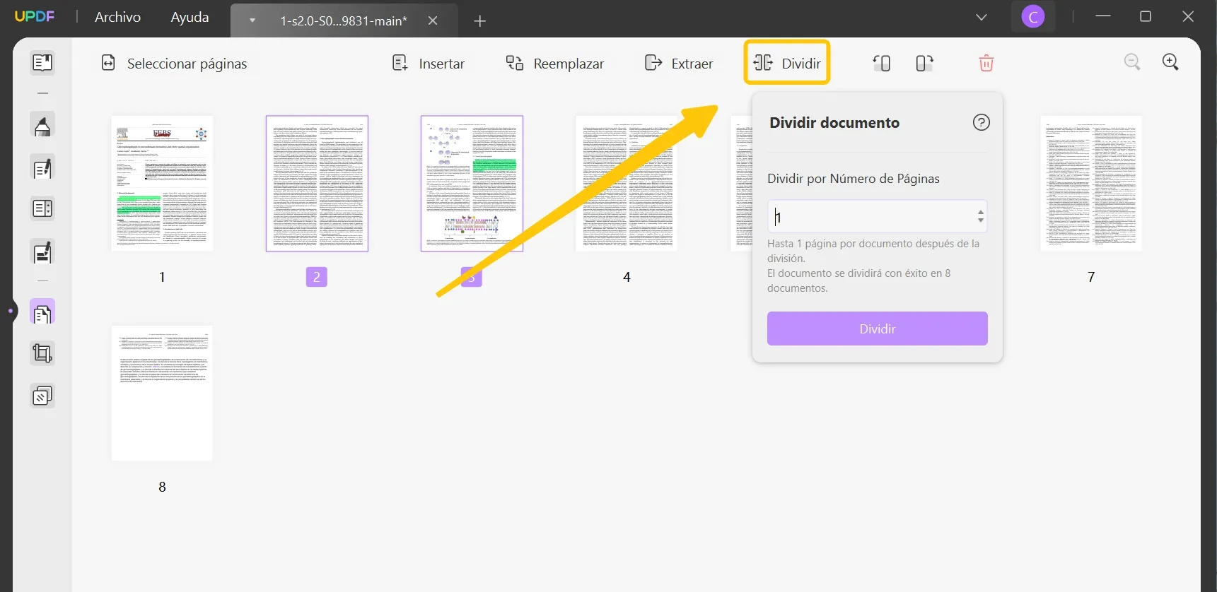 organizar pdf y cambiar el orden de las paginas en pdf