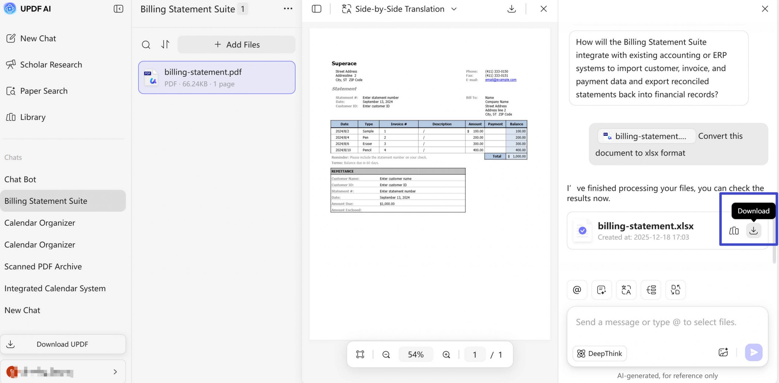 Download the converted Excel file