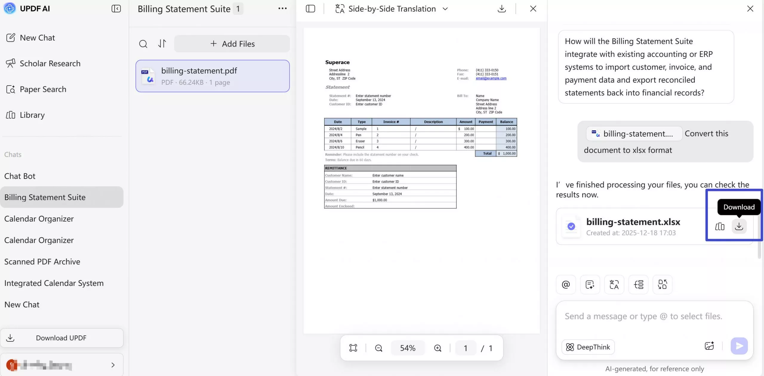 Download the converted Excel file