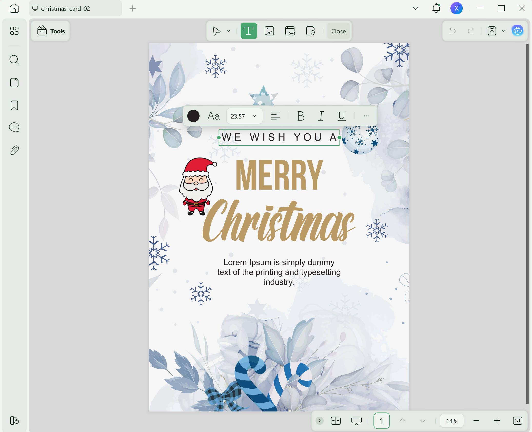happy holidays message UPDF