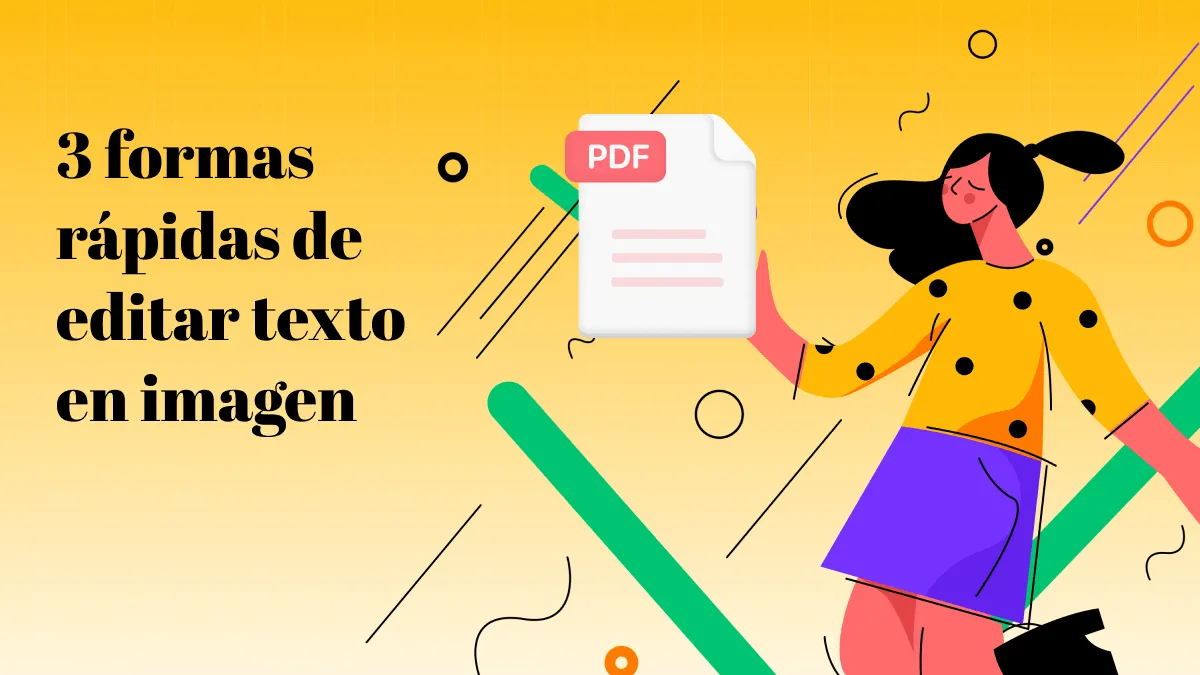 3 formas rápidas de editar texto en imagen