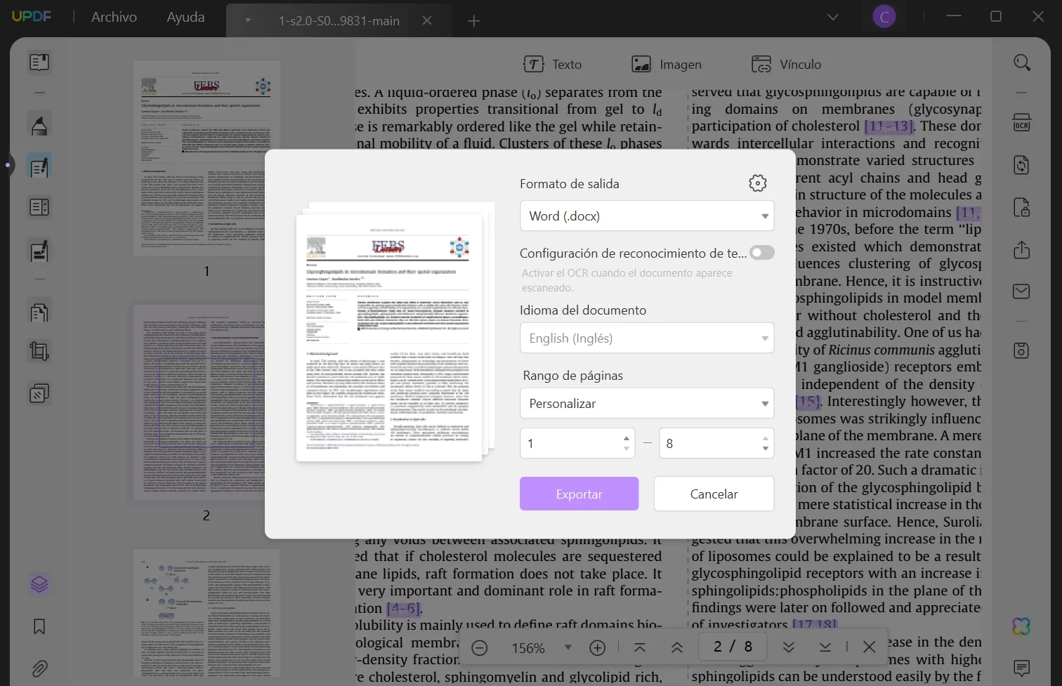 como editar un pdf escaneado con updf