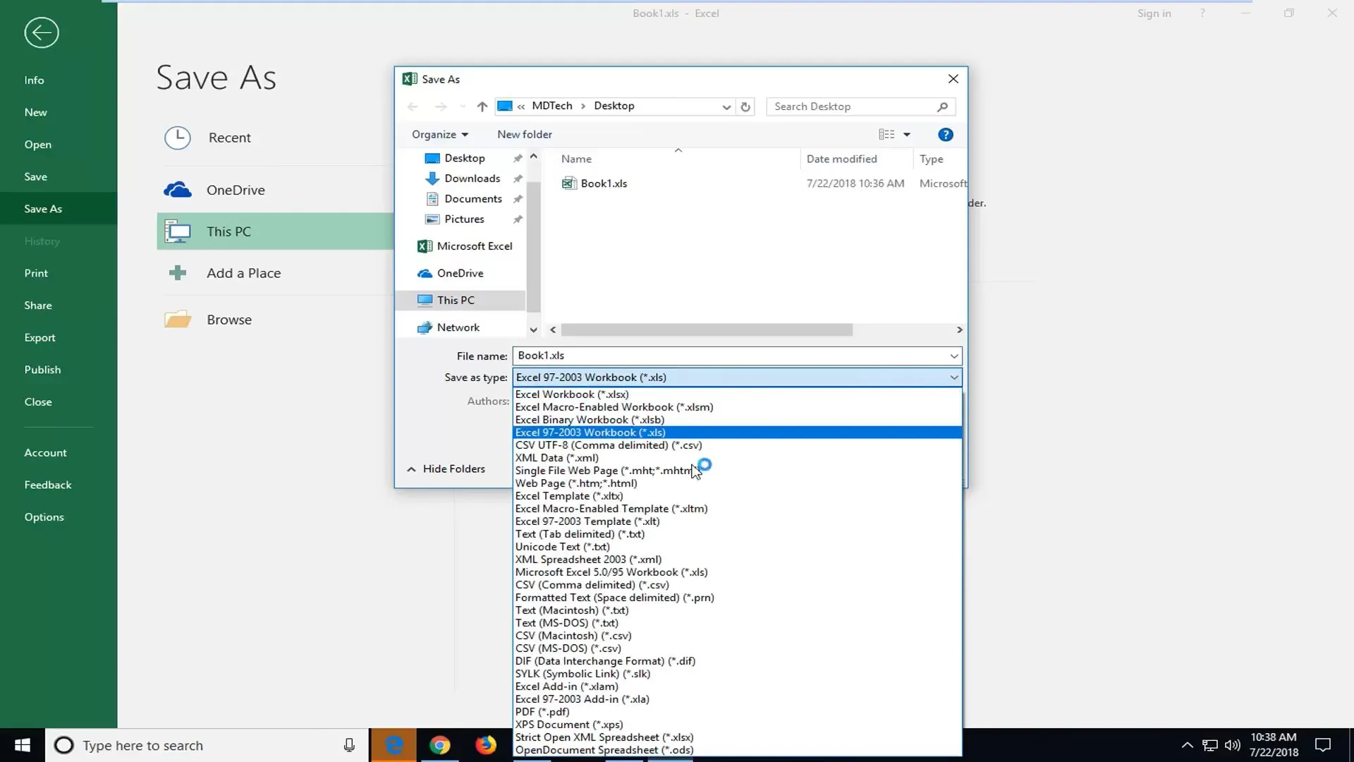 XLS in XLSX umwandeln Excel