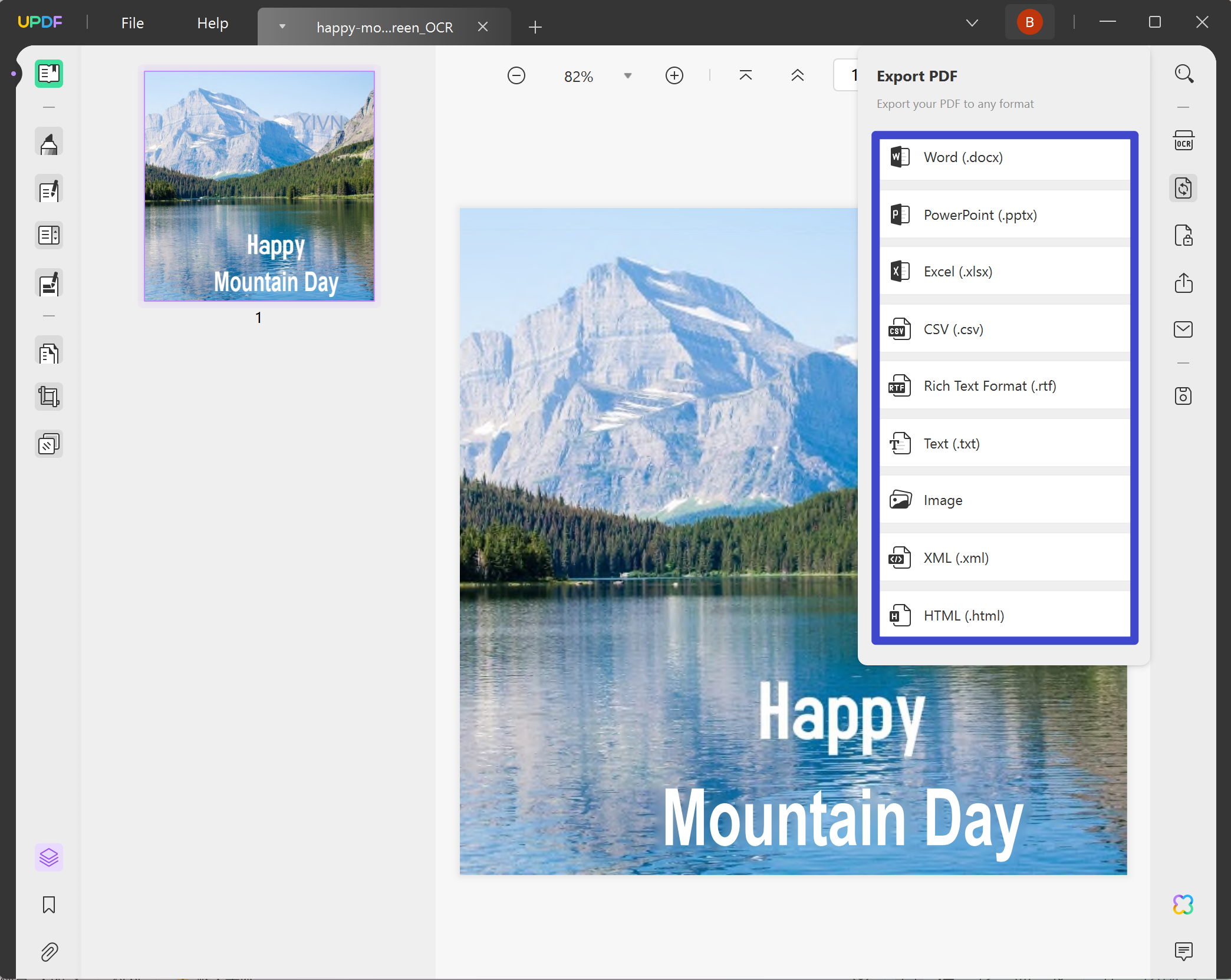 Convert Image To Document