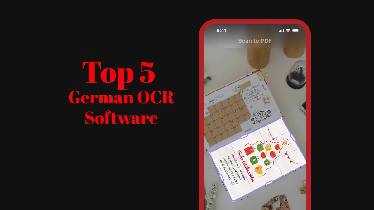 Top 5 German OCR Software With High Accuracy