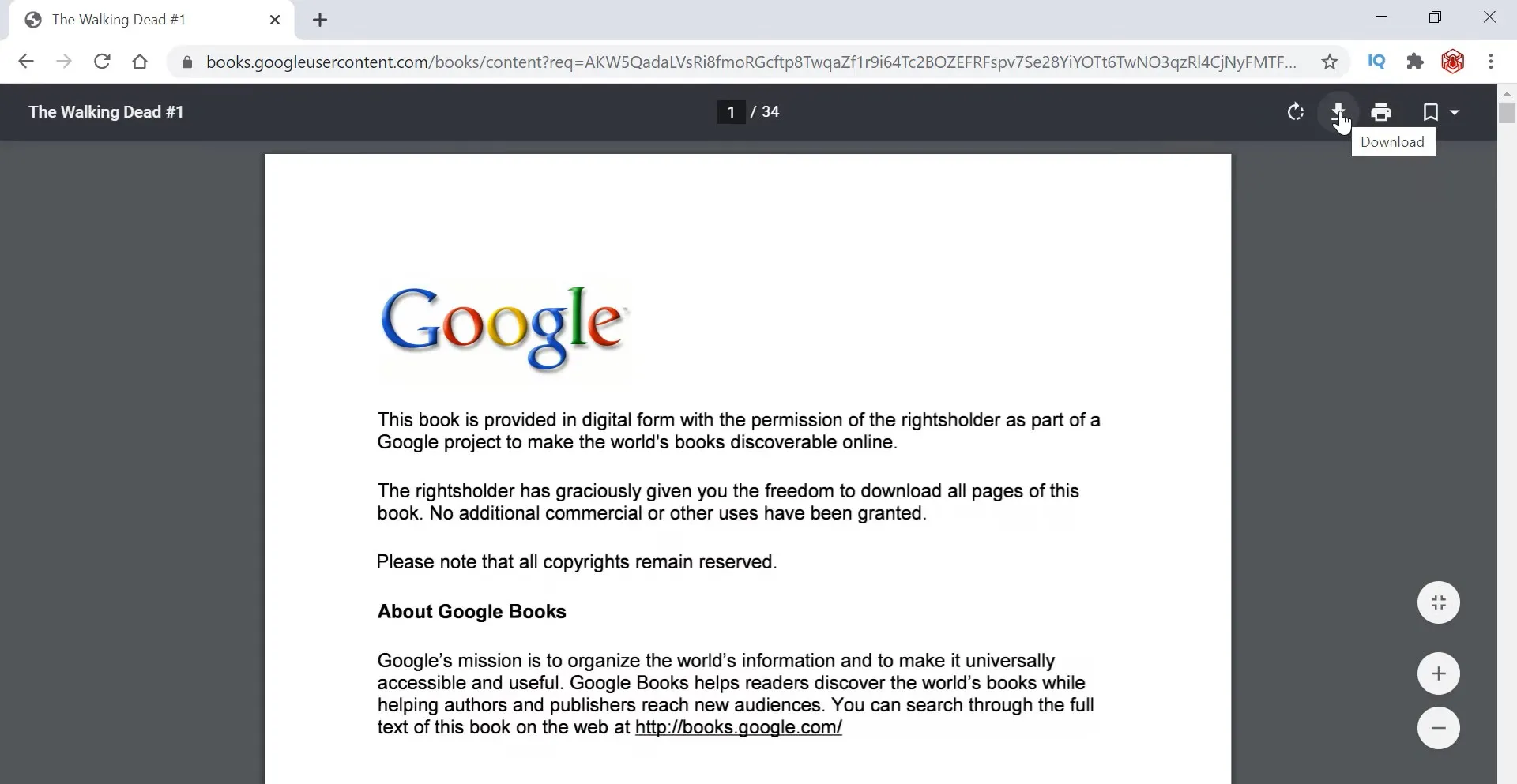 scaricare un libro da Google Libri come PDF