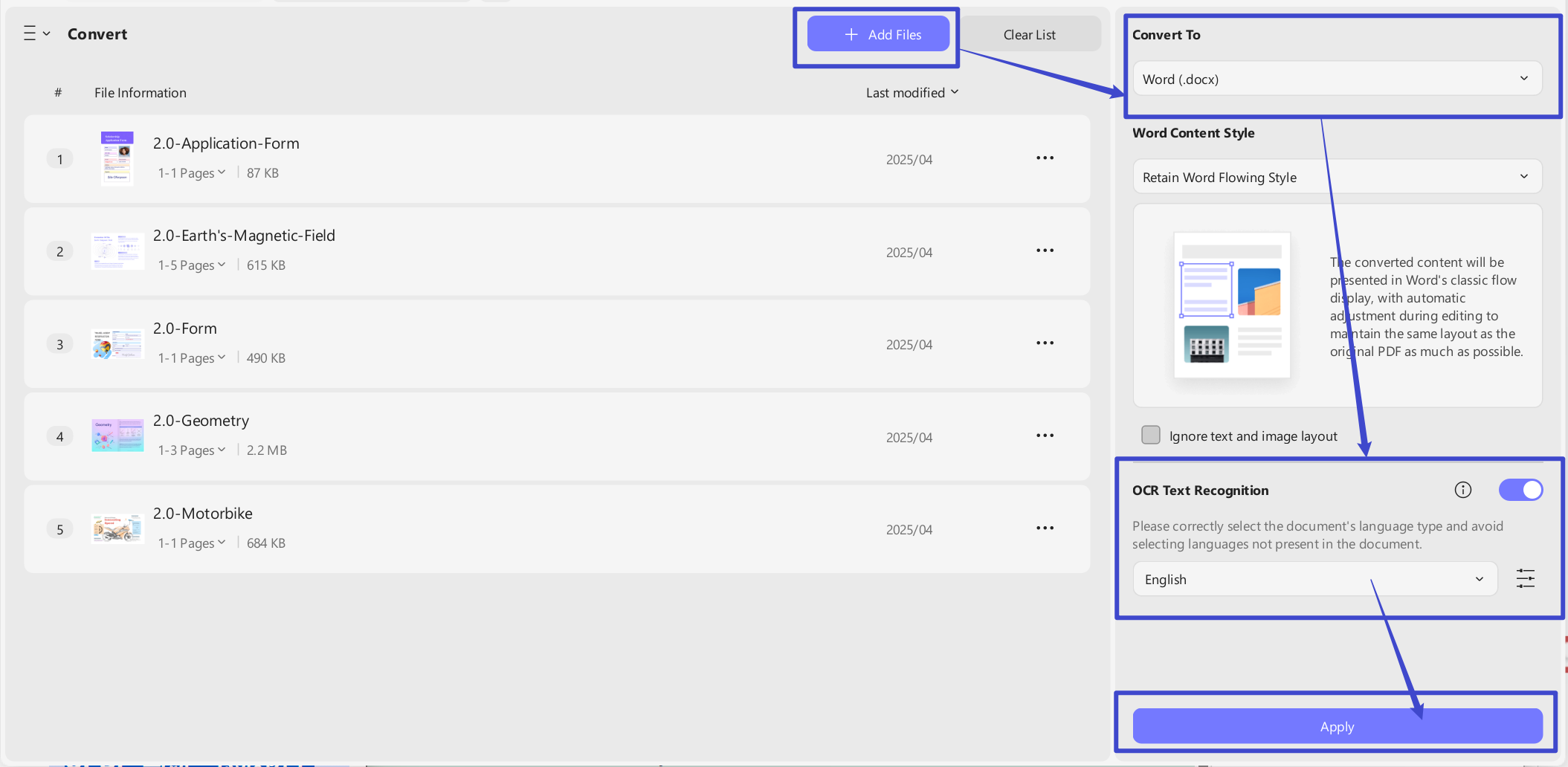 ocr text recognition