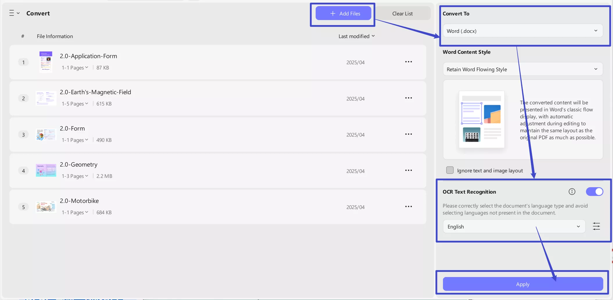 ocr text recognition