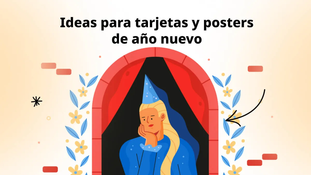 Ideas para tarjetas y posters de año nuevo – Plantillas imprimibles gratis