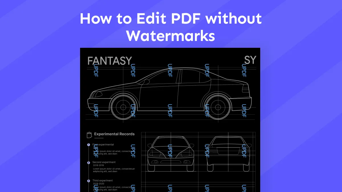 Effortless Editing: Master How to Edit PDF Without Watermark with UPDF